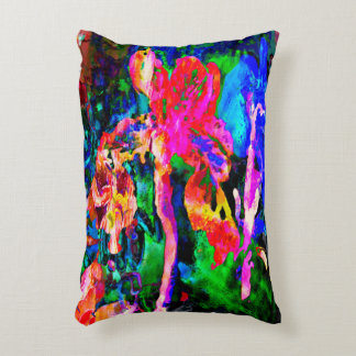 Colourful Abstract Iris Decorative Cushion