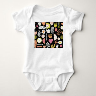 Colourful abstract kids seamless pattern. baby bodysuit
