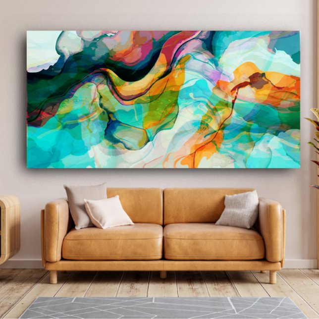 Colourful Abstract Landscape Poster (Creator Uploaded)