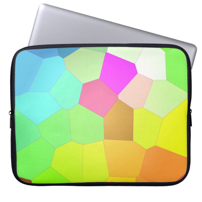 Colourful Abstract Laptop Sleeve (Front)