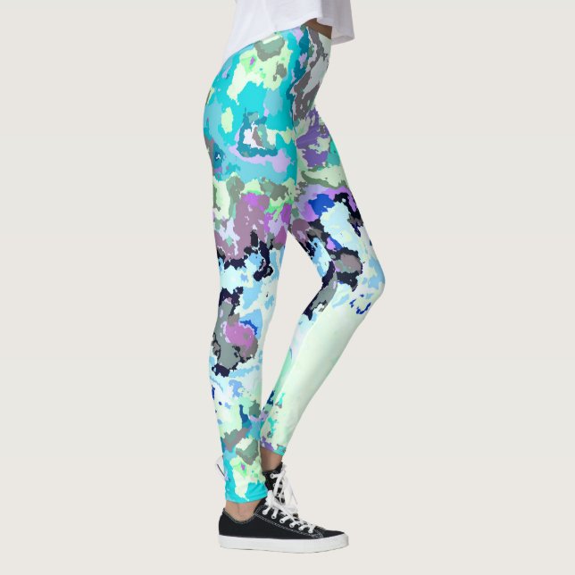 Colourful Abstract Leggings (Right)