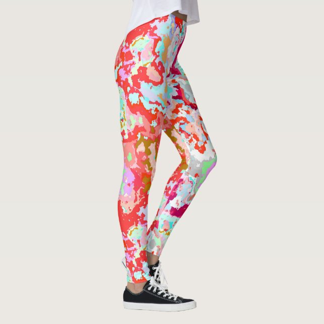 Colourful Abstract Leggings (Right)