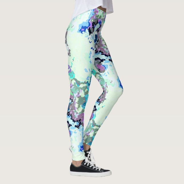 Colourful Abstract Leggings (Right)