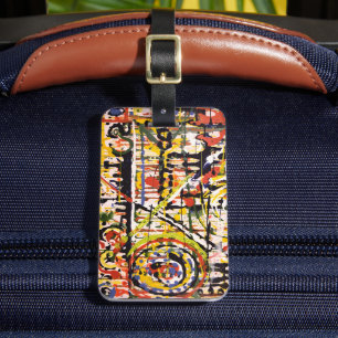 Colourful Abstract Luggage Tag