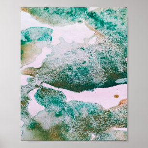 Colourful abstract minimal editable add your text poster