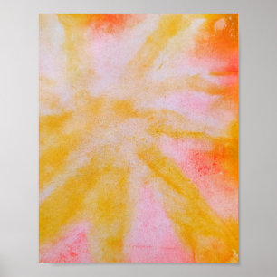 Colourful abstract minimal editable add your text poster