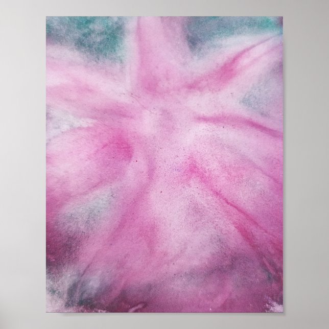 Colourful abstract minimal editable add your text  poster (Front)