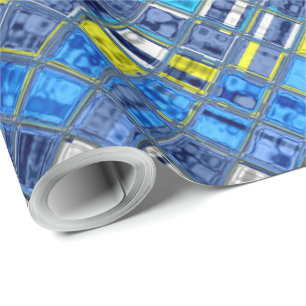 Colourful Abstract Mosaic Pattern #5 Wrapping Paper