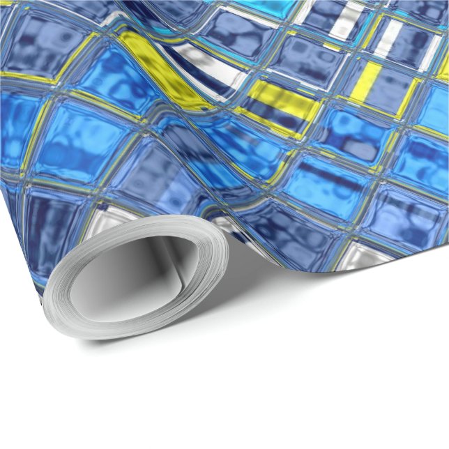 Colourful Abstract Mosaic Pattern #5 Wrapping Paper (Roll Corner)