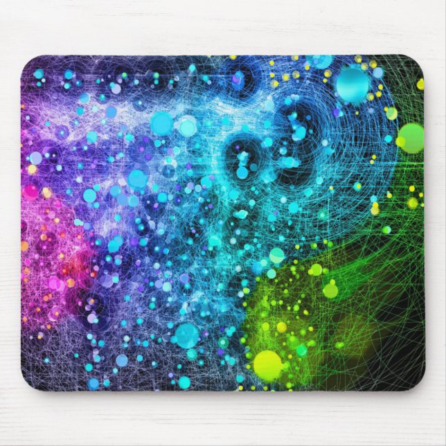 Colourful abstract mouse pad (Front)