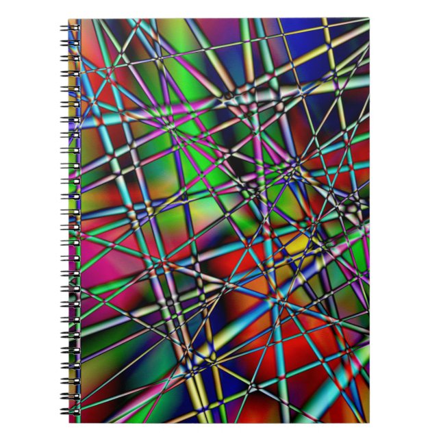 Colourful Abstract Notebook (Front)