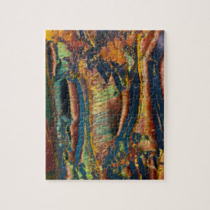 Colourful abstract of a Tiger eye Jigsaw Puzzle