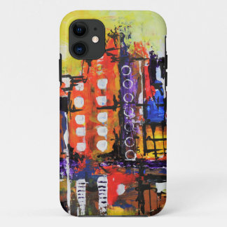 Colourful Abstract Original Art iPhone 11 Case