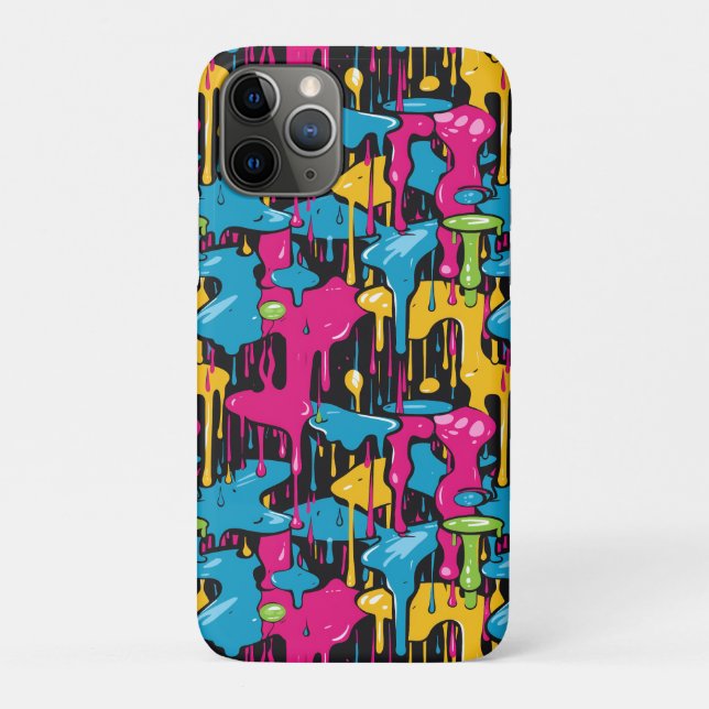 Colourful Abstract Paint Drips (1) Case-Mate iPhone Case (Back)