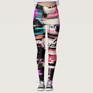 Colourful Abstract Painting #9 Leggings