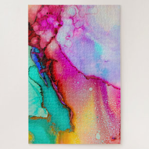 Colourful Abstract Painting Artwork Puzzle