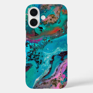 Colourful Abstract Painting iPhone 16 Case