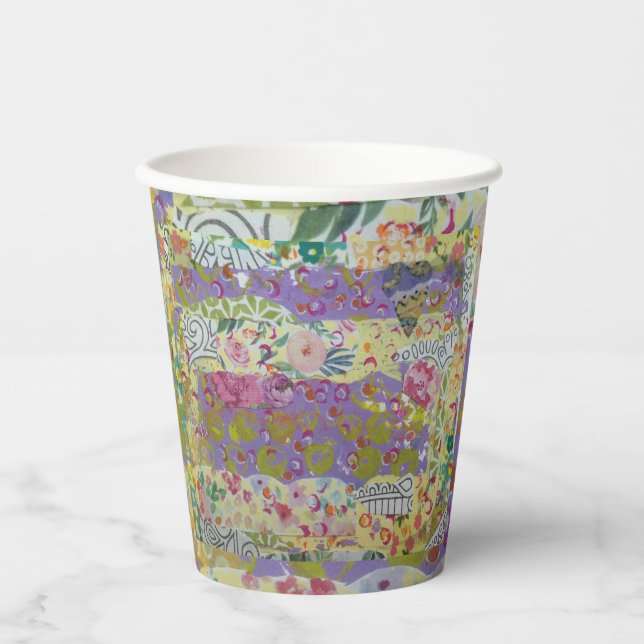 Colourful Abstract Paper Cups (Front)