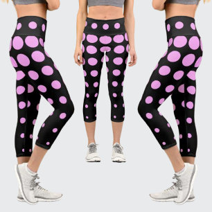 Colourful Abstract Pattern Capri Leggings