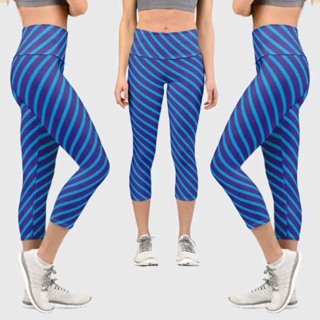 Colourful Abstract Pattern Capri Leggings (Creator Uploaded)