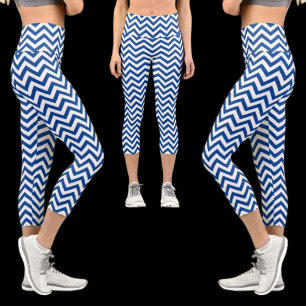 Colourful Abstract Pattern Capri Leggings