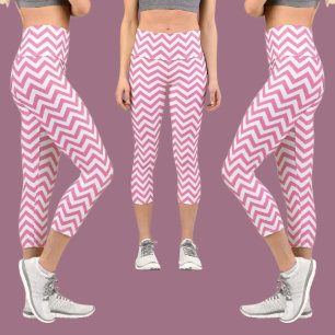 Colourful Abstract Pattern Capri Leggings