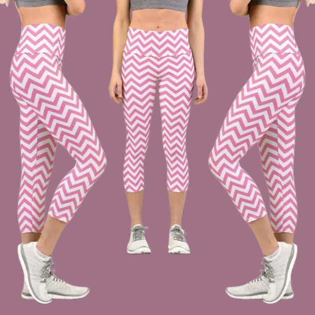 Colourful Abstract Pattern Capri Leggings (Creator Uploaded)