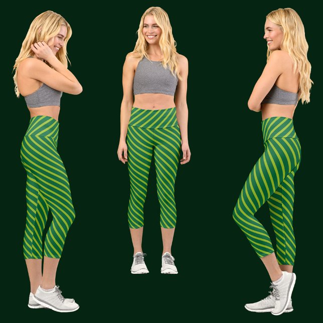 Colourful Abstract Pattern Capri Leggings (Creator Uploaded)