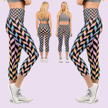 Colourful Abstract Pattern Capri Leggings<br><div class="desc">Colourful Abstract Pattern.</div>