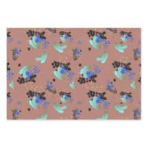 Colourful Abstract Pattern Craft Wrapping Paper