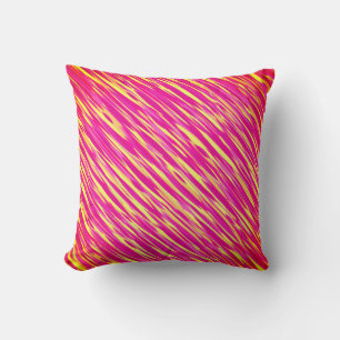 Colourful abstract pattern cushion