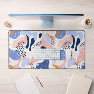 Colourful Abstract Pattern Desk Mat