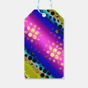 Colourful Abstract Pattern Gift Tags
