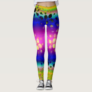 Colourful Abstract Pattern Leggings