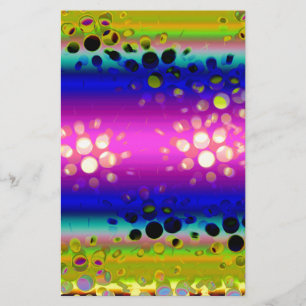 Colourful Abstract Pattern Stationery