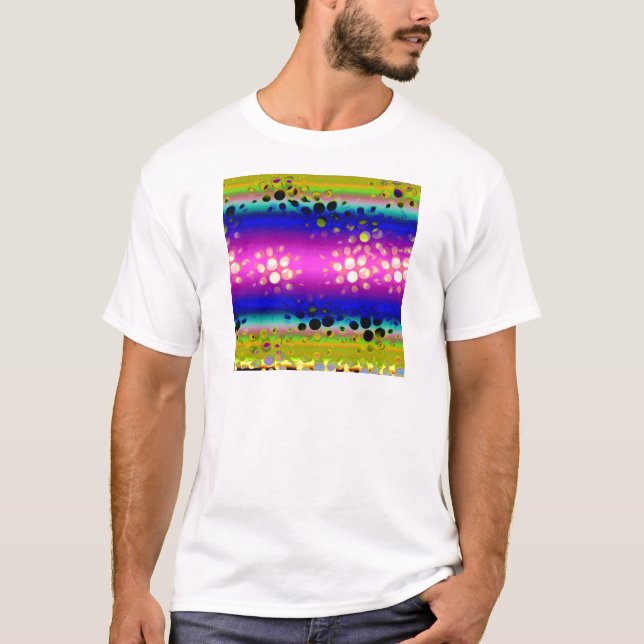 Colourful Abstract Pattern T-Shirt (Front)