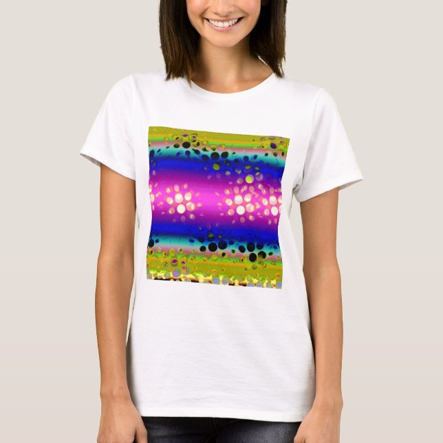 Colourful Abstract Pattern T-Shirt (Front)