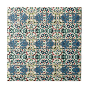 Colourful Abstract Pattern Tile