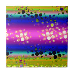 Colourful Abstract Pattern Tile
