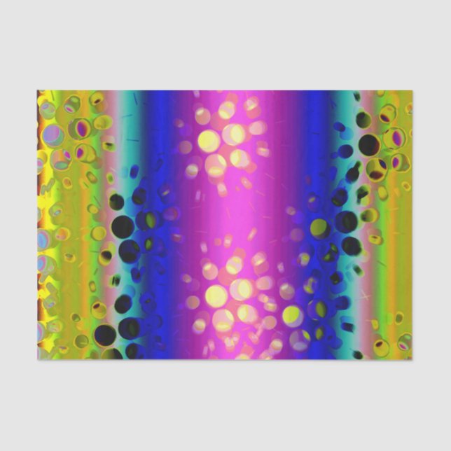 Colourful Abstract Pattern Tissue Paper (Front)