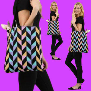 Colourful Abstract Pattern                        Tote Bag