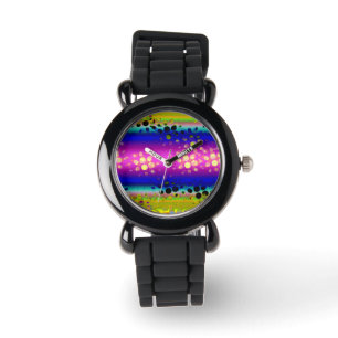 Colourful Abstract Pattern Watch