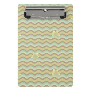 colourful abstract pattern, waves mini clipboard