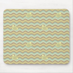 colourful abstract pattern, waves mouse mat