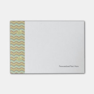 colourful abstract pattern, waves post-it notes