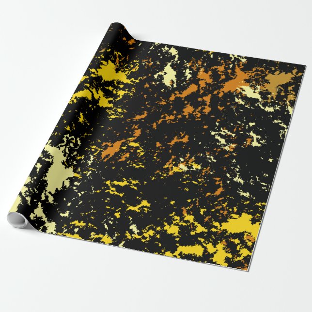 Colourful Abstract Pattern Wrapping Paper (Unrolled)