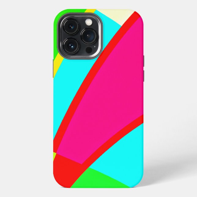 Colourful Abstract Patterns Art iPhone Case (Back)