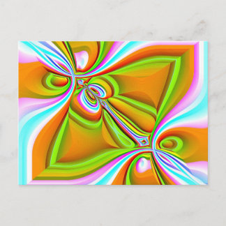 Colourful Abstract ~ postcard