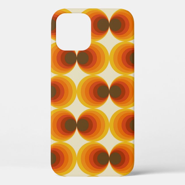 Colourful abstract retro seamless geometric patter Case-Mate iPhone case (Back)