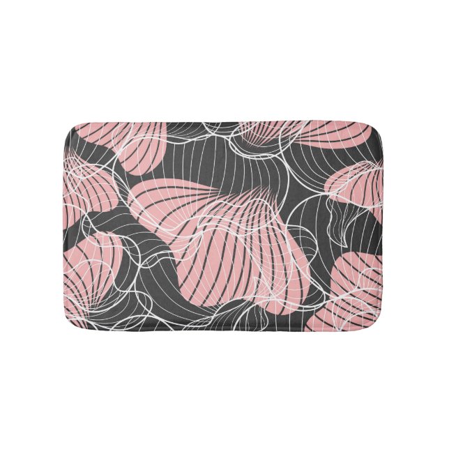 Colourful abstract, seamless artistic pattern. bath mat (Front)